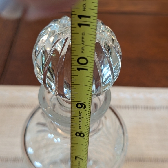 Vintage 1980's Cut Crystal Liquor Decanter - Picture 7 of 7